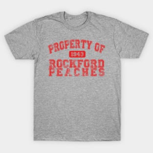 Property of the Rockford Peaches (A League of Their Own) (Red) T-Shirt